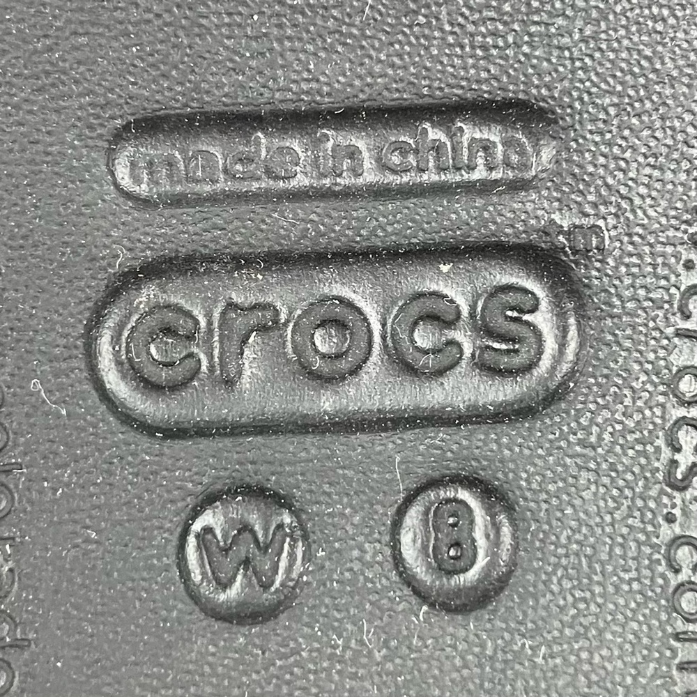 Crocs Women’s Size 8.0 Kadee Triple Black Slip On Ballet Flats - Picture 10 of 10